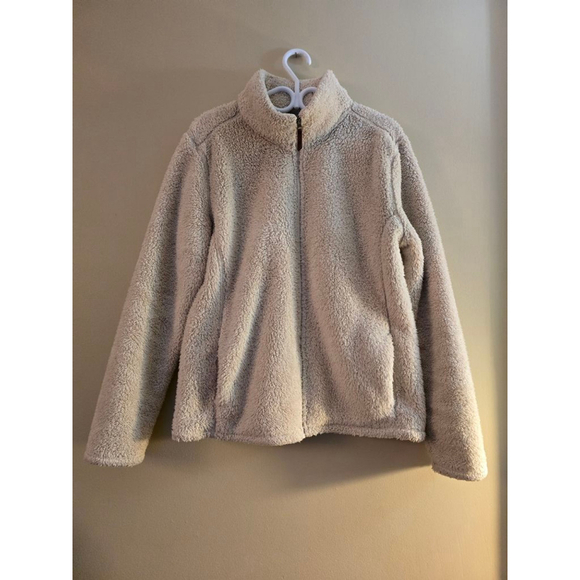 Cloudveil Jackets & Blazers - Cloudveil Women's Teddy Jacket Size Large Beige